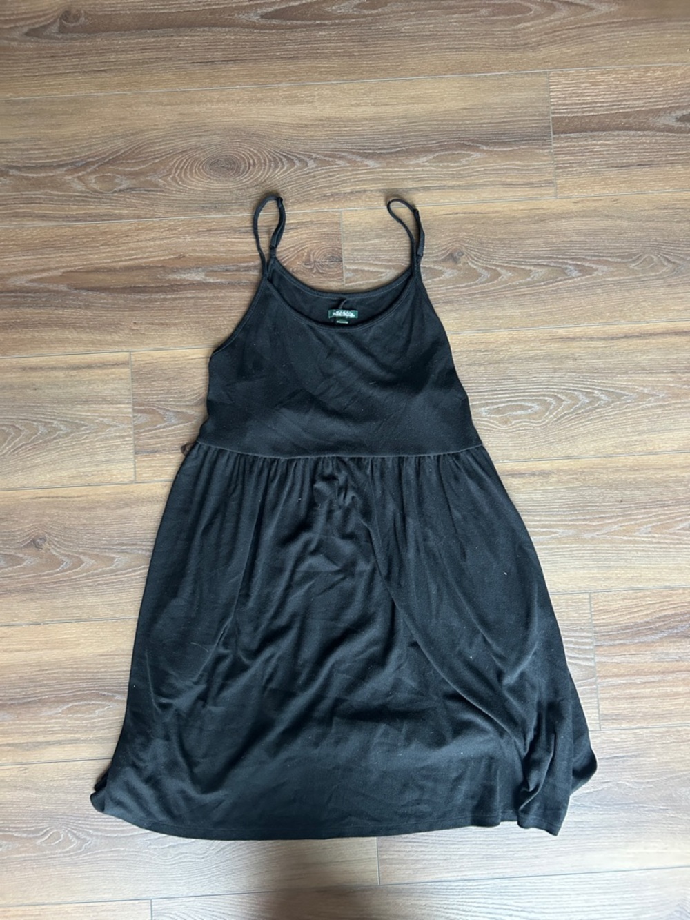 wild fable Black Spaghetti Strap Mini Dress